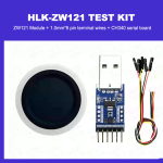 Hi-link fingerprint recognition module ZW121 low-power finger detection capacitive fingerprint acquisition sensor switch testboard